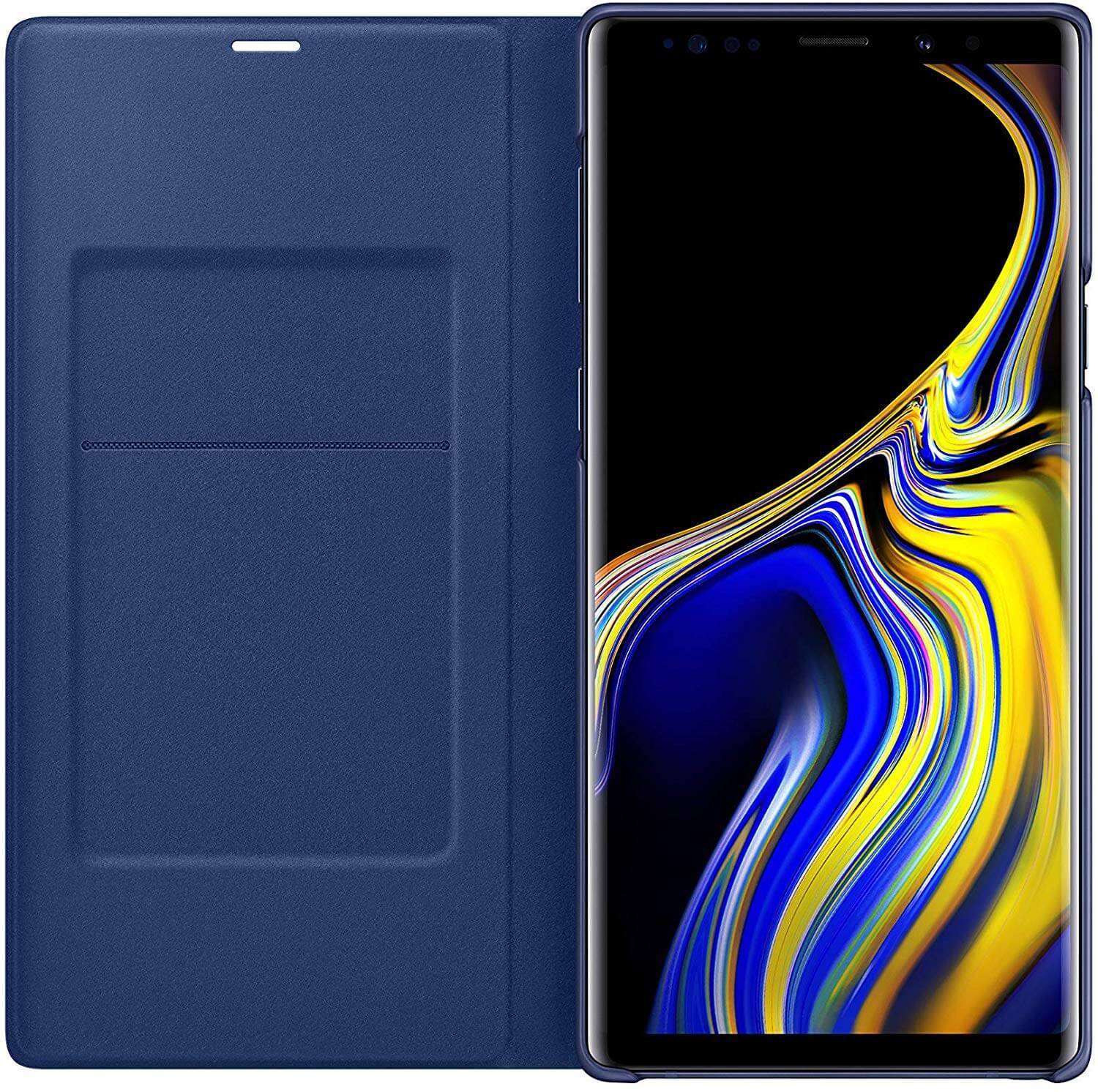 Samsung LED View Wallet Cover Case For Galaxy Note 9 Ocean Blue