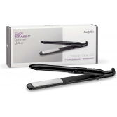 BaByliss Smooth Glide 230 Hair Straightener | Fast Heat Up Ceramic Coated Plates For Rapid Results | 2 Digital Temp Settings 200°C - 230°C | Breathe Easy With Auto Shut Off Function | ST240SDE (Black)