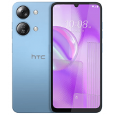 HTC Wildfire E4 Plus 4G Dual SIM Smartphone, 8GB RAM (4GB+4GB Extended RAM), 128GB Storage, Light Blue