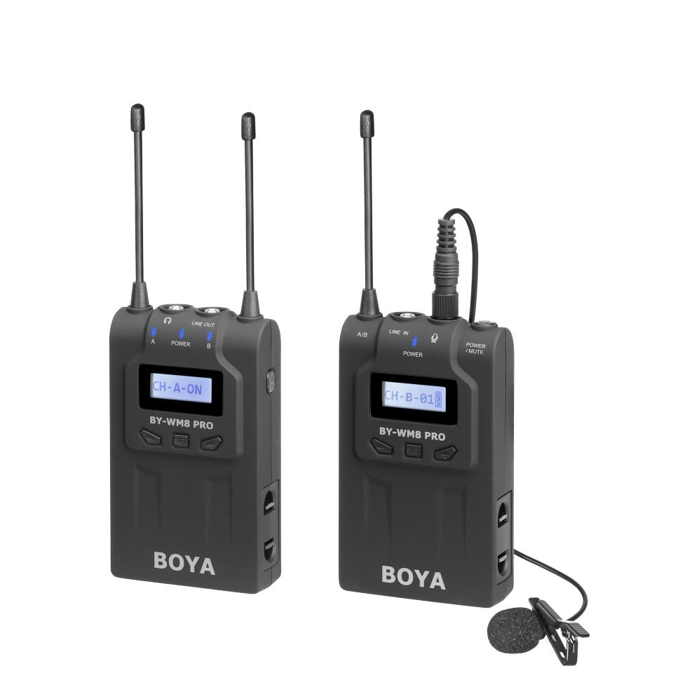 BOYA BY-WM8 Pro-K1 Wireless Microphone System Black