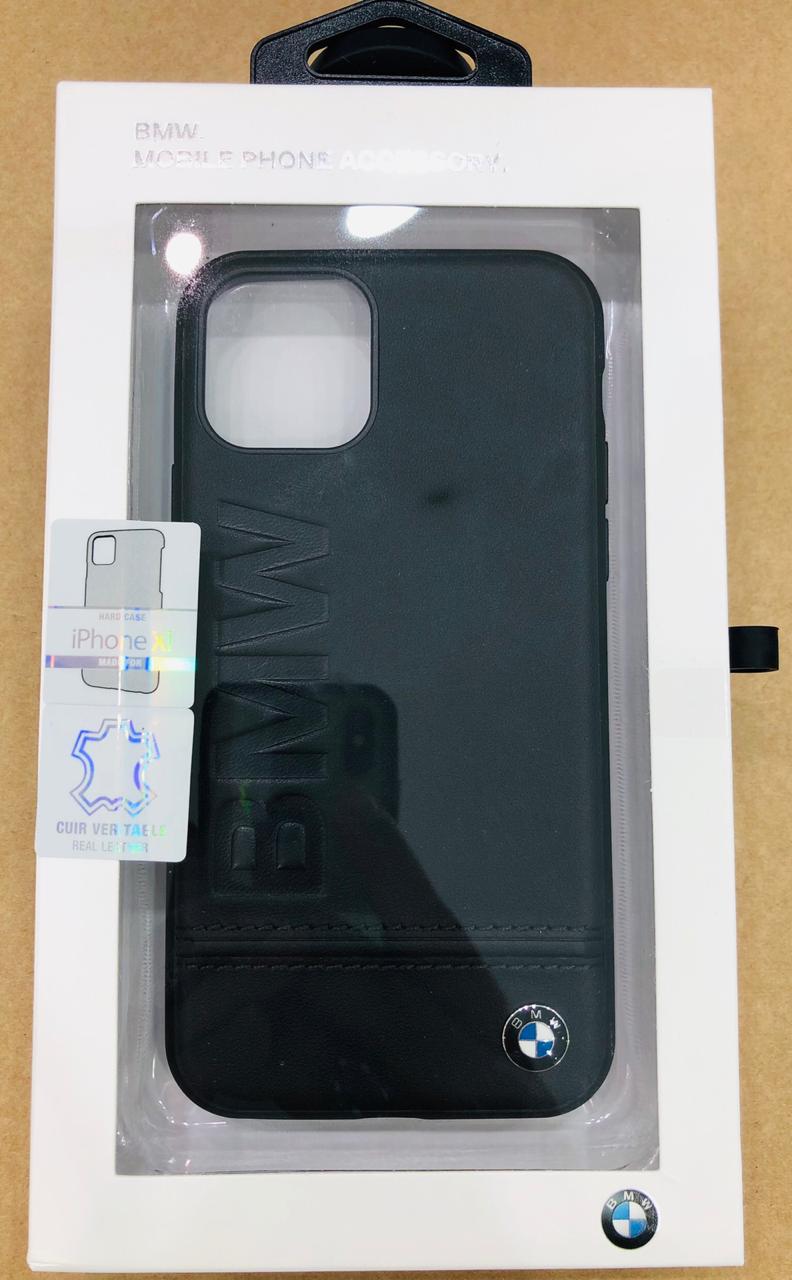 Bmw Logo Imprint Hard Case For Apple Iphone 11 Pro Max Black