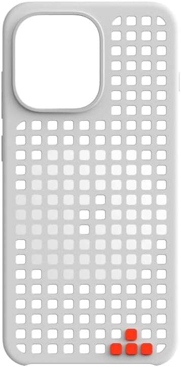 OnePlus 13s Hole-Pattern Magnetic Case, Premium Protective Back Cover with Magnetic Ring, Slim Lightweight Design, Precision Fit, Grey