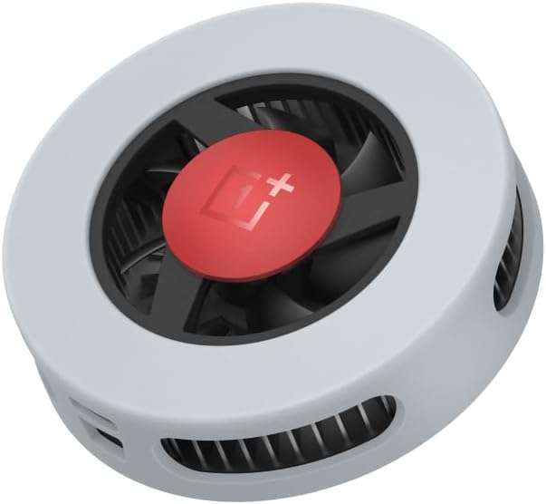 OnePlus 27W Freezing Point Magnetic Cooler, Cooling Fan for Mobile Gaming, Magnetic Phone Cooler with USB Type-C, Low Noise Cooling System Brand: ONE PLUS 6T
