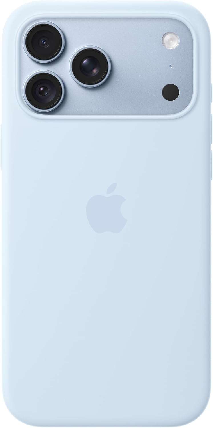 Apple iPhone 18 Pro Max Silicone Case with MagSafe – Crisp Blue