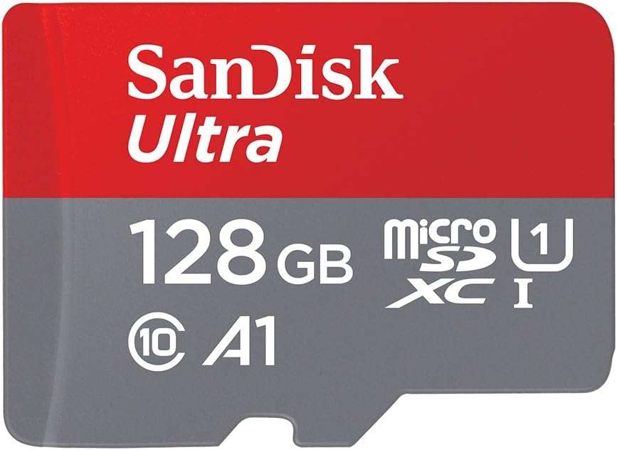 SanDisk 128GB Ultra MicroSDXC UHS-I Memory Card with Adapter - 120MB/s