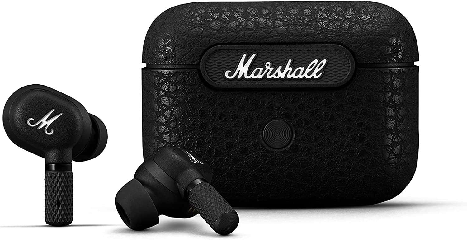 Marshall Motif ANC - True Wireless Active Noise Cancelling Bluetooth Headphones, Earbuds - Black