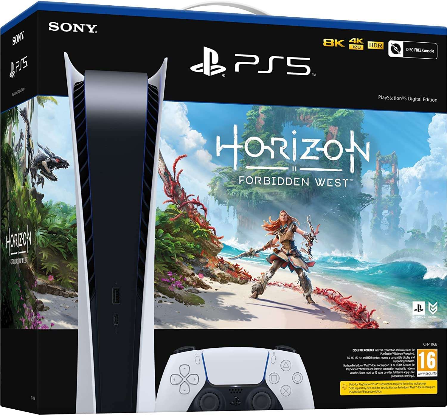 Sony PlayStation 5 Digital Version With Horizon Forbidden West