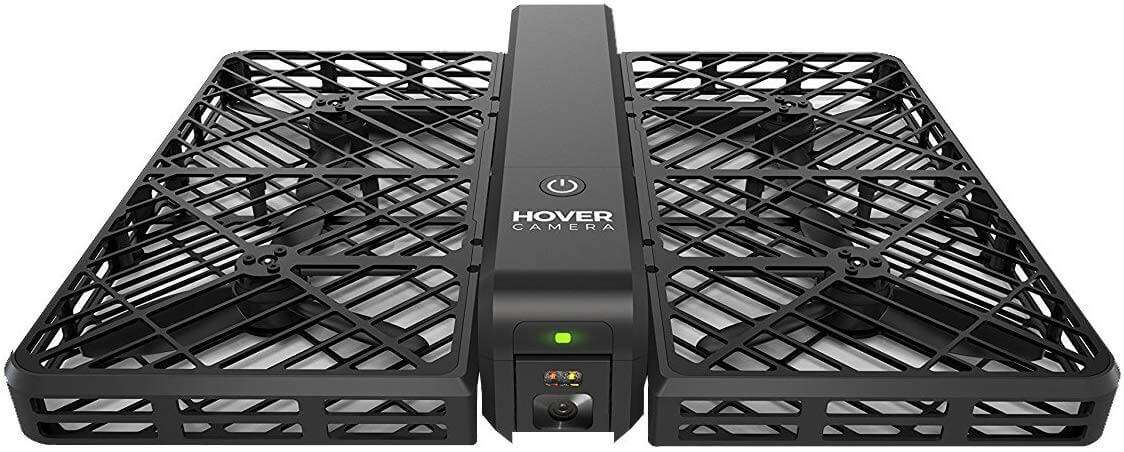 Hover Camera Passport Self-Flying Drone, 4k Video & 13MP Photography, Auto-Follow, & Facial Recognition