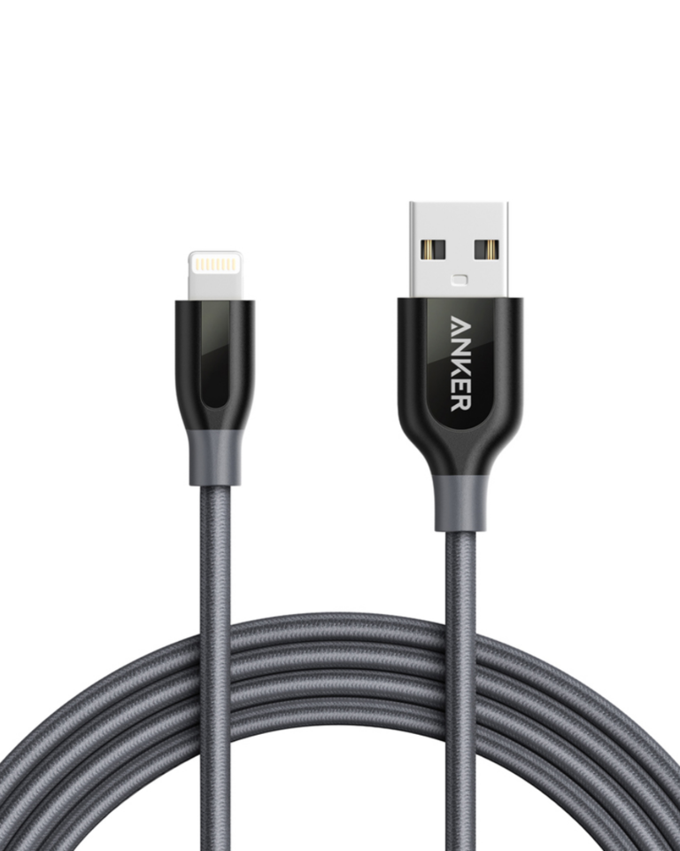 Anker PowerLine+ Lightning Cable 6ft - Gray (A8122HA2)