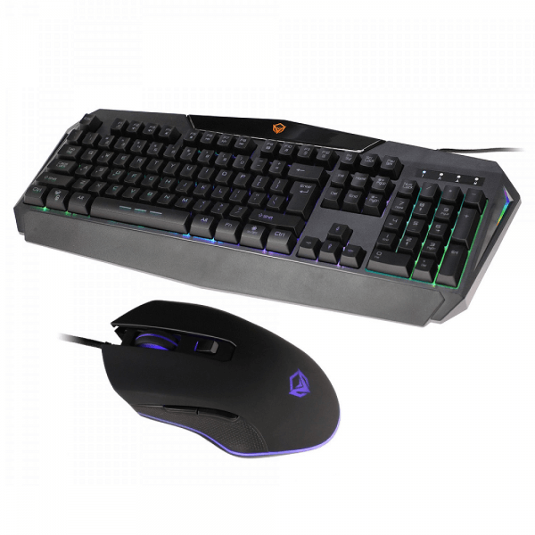 MeeTion C510 Rainbow Backlit USB Keyboard and Mouse Combo | MT-C510