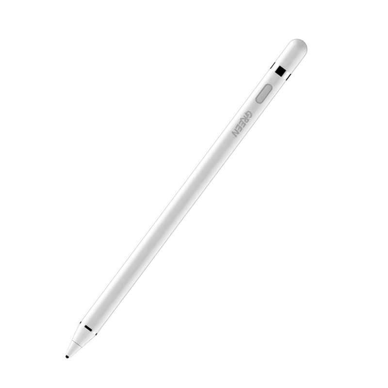 Green Universal Touch Stylus Digital Pencil White