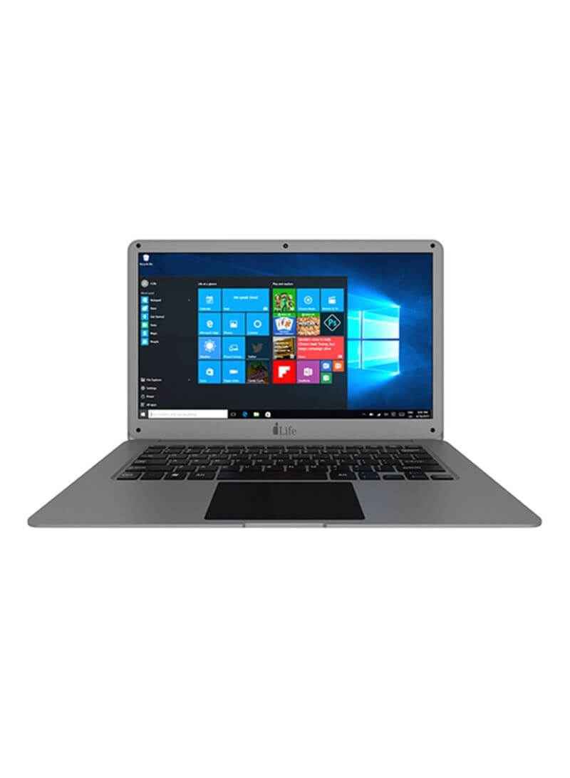 iLife ZedAir H6 Notebook With 14-Inch Display, Intel Celeron Processor/6GB RAM/500GB HDD/Intel HD Graphics 500/Arabic Keyboard Grey