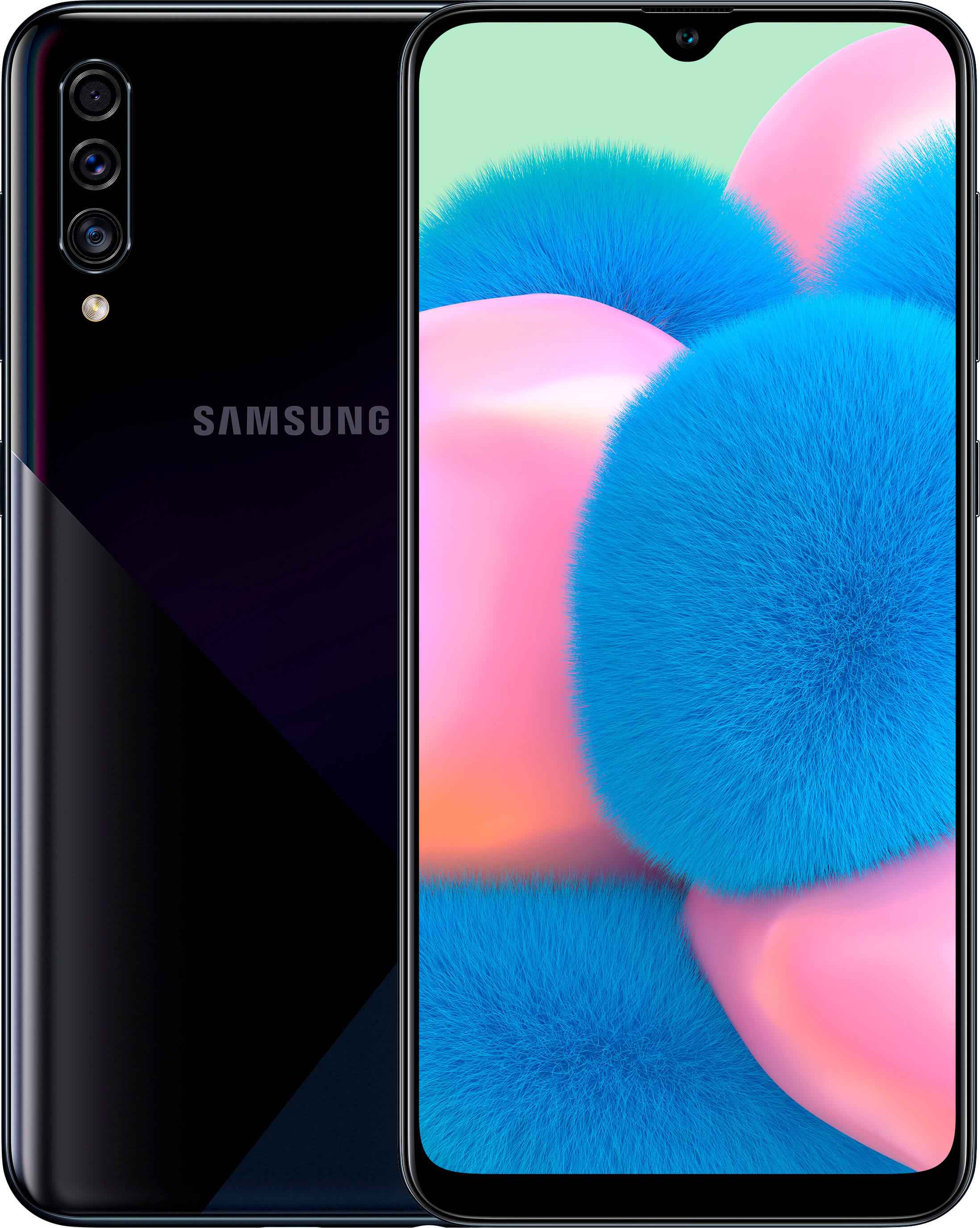 Samsung Galaxy A30s Dual SIM - 64GB, 4GB RAM, 4G LTE, Prism Crush Black