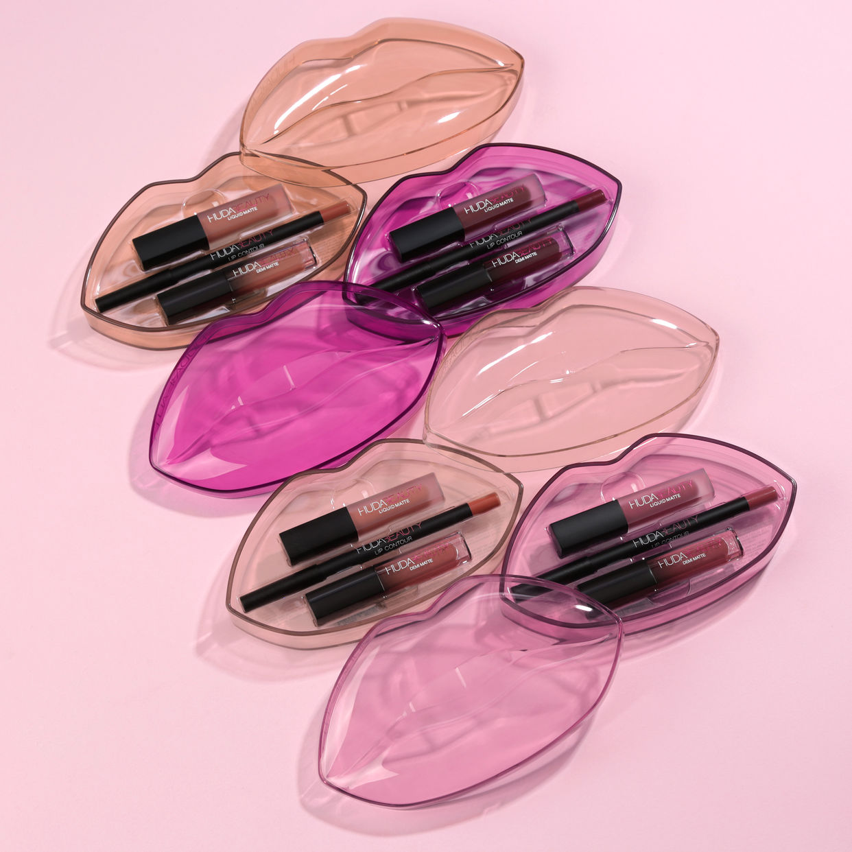 Huda Beauty Matte & Cream Lip Set Provocateur & Muse