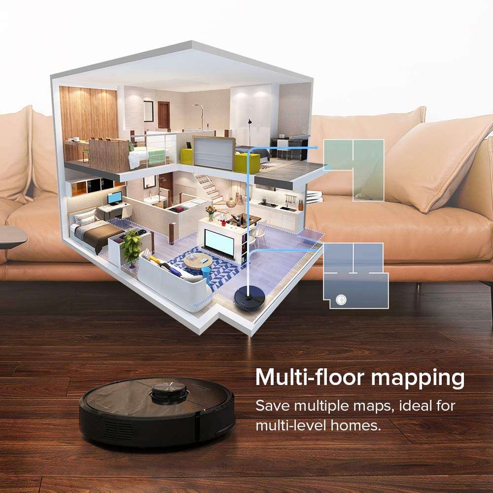 Xiaomi Roborock S6 Robot Vacuum Cleaner smart MultiFloor Mapping Lidar