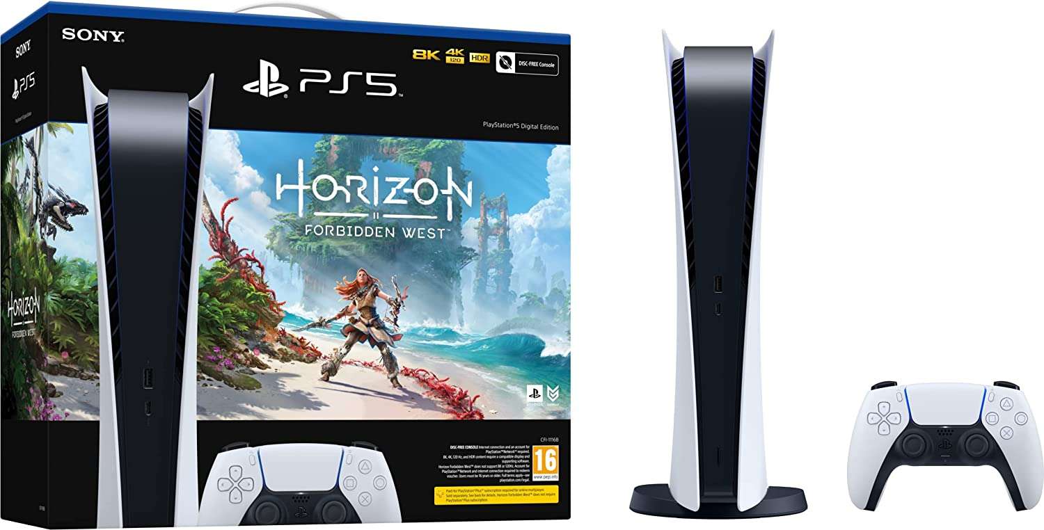 Sony PlayStation 5 Digital Version With Horizon Forbidden West