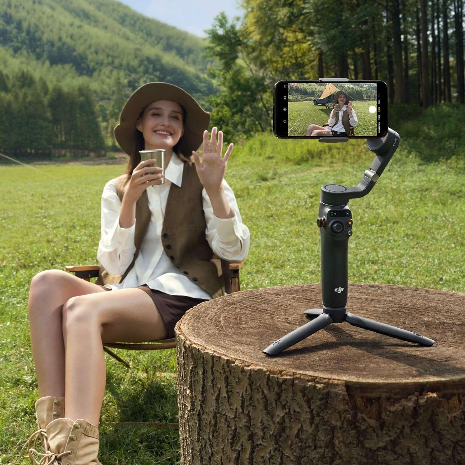 DJI OSMO Mobile 6 Smartphone Gimbal Stabilizer, 3-Axis Phone Gimbal ...