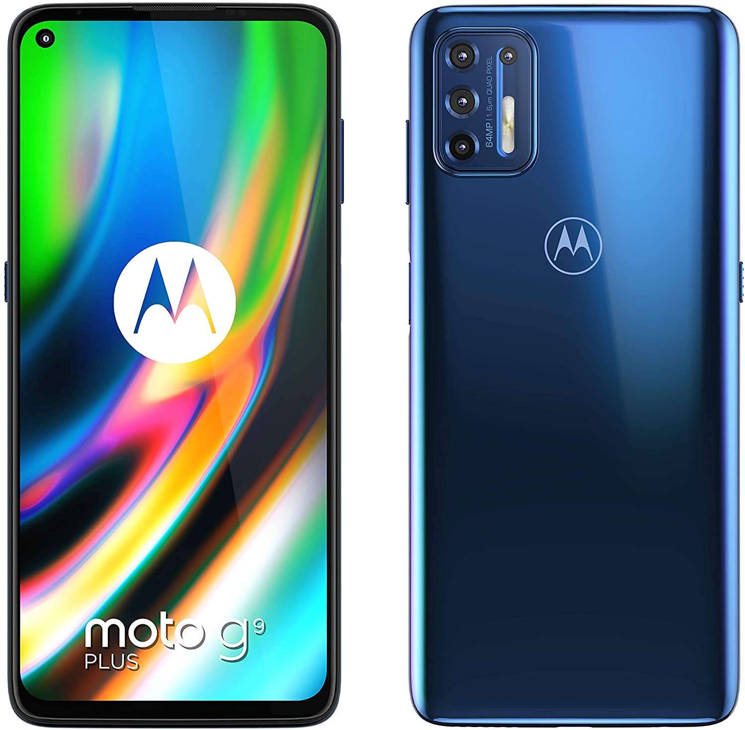 Motorola Moto G9 Plus Dual SIM, 128GB, 6GB RAM Navy Blue