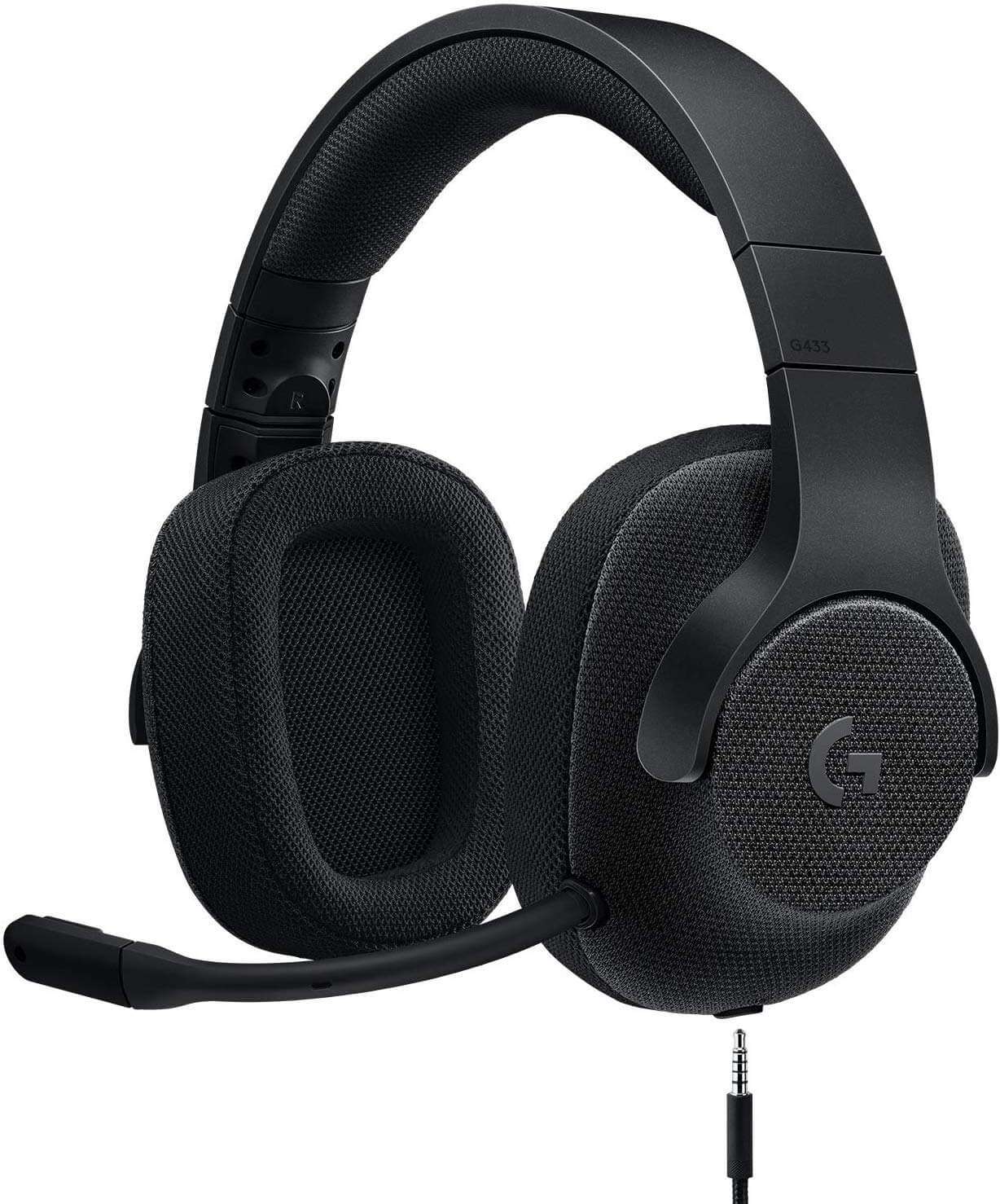 Logitech G433 Wired Gaming Headset - Triple Black