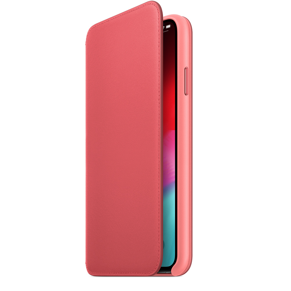 Apple iPhone XS Max Leather Folio Peony Pink (MRX62)