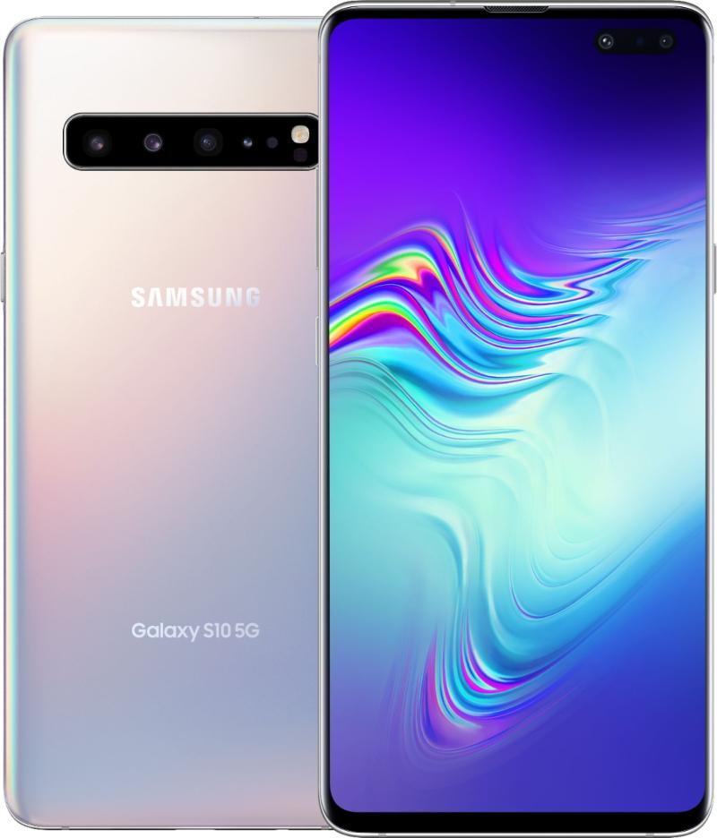 Samsung Galaxy S10 5G, 256GB, 8GB RAM, Crown Silver