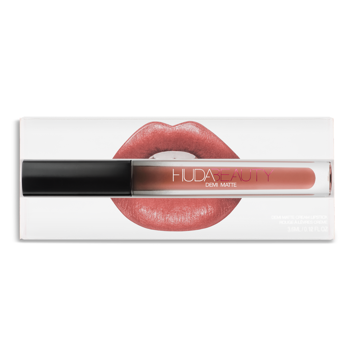 Huda Beauty Demi Matte Cream Lipstick Feminist