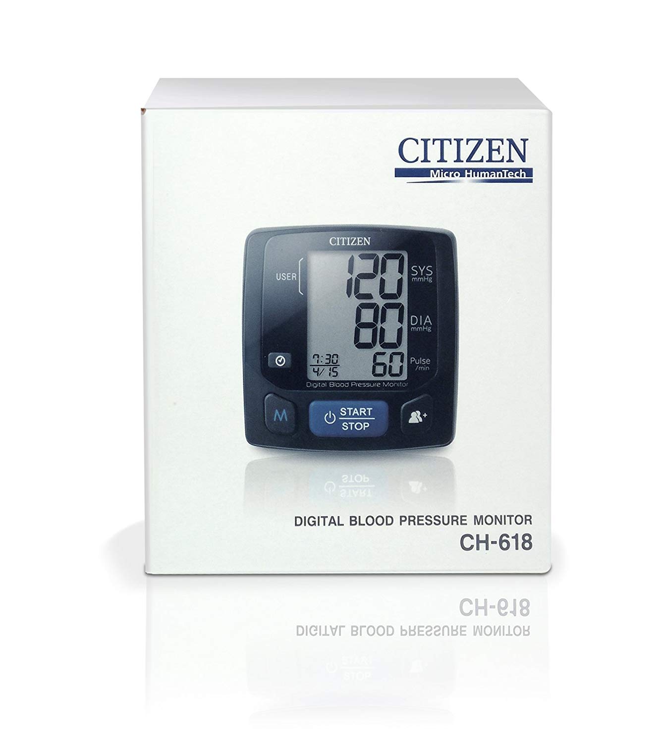 Citizen CH618 Wrist Digital Blood Pressure Monitor