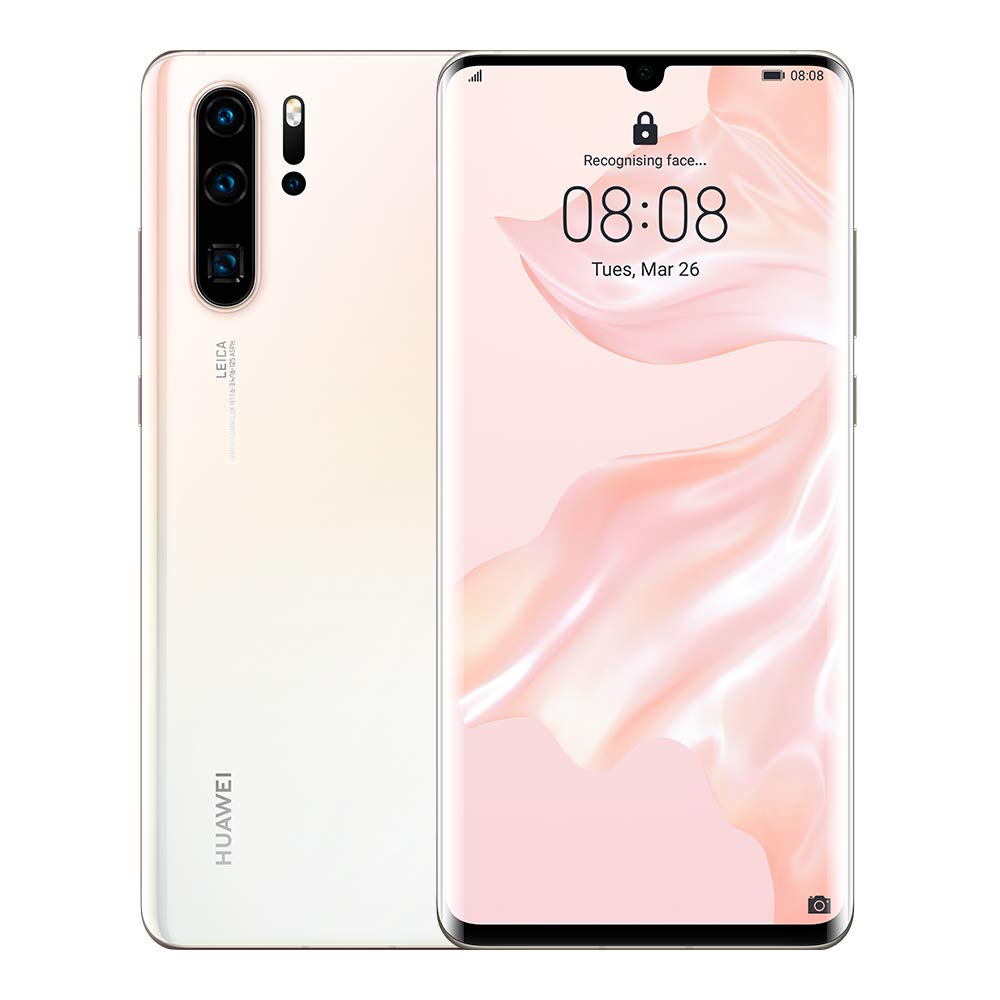 Huawei P30 Pro Dual SIM 128GB, 8GB RAM, 4G LTE, Pearl White