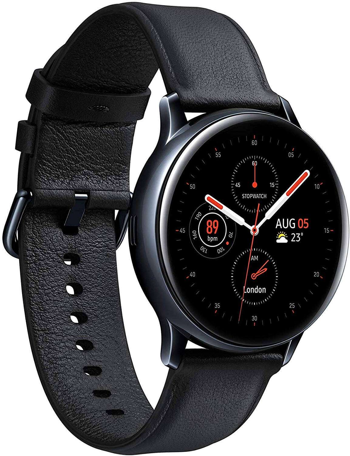 Samsung Galaxy Watch Active 2 44mm Bluetooth Smartwatch Stainless Steel Black Sm R820 2693