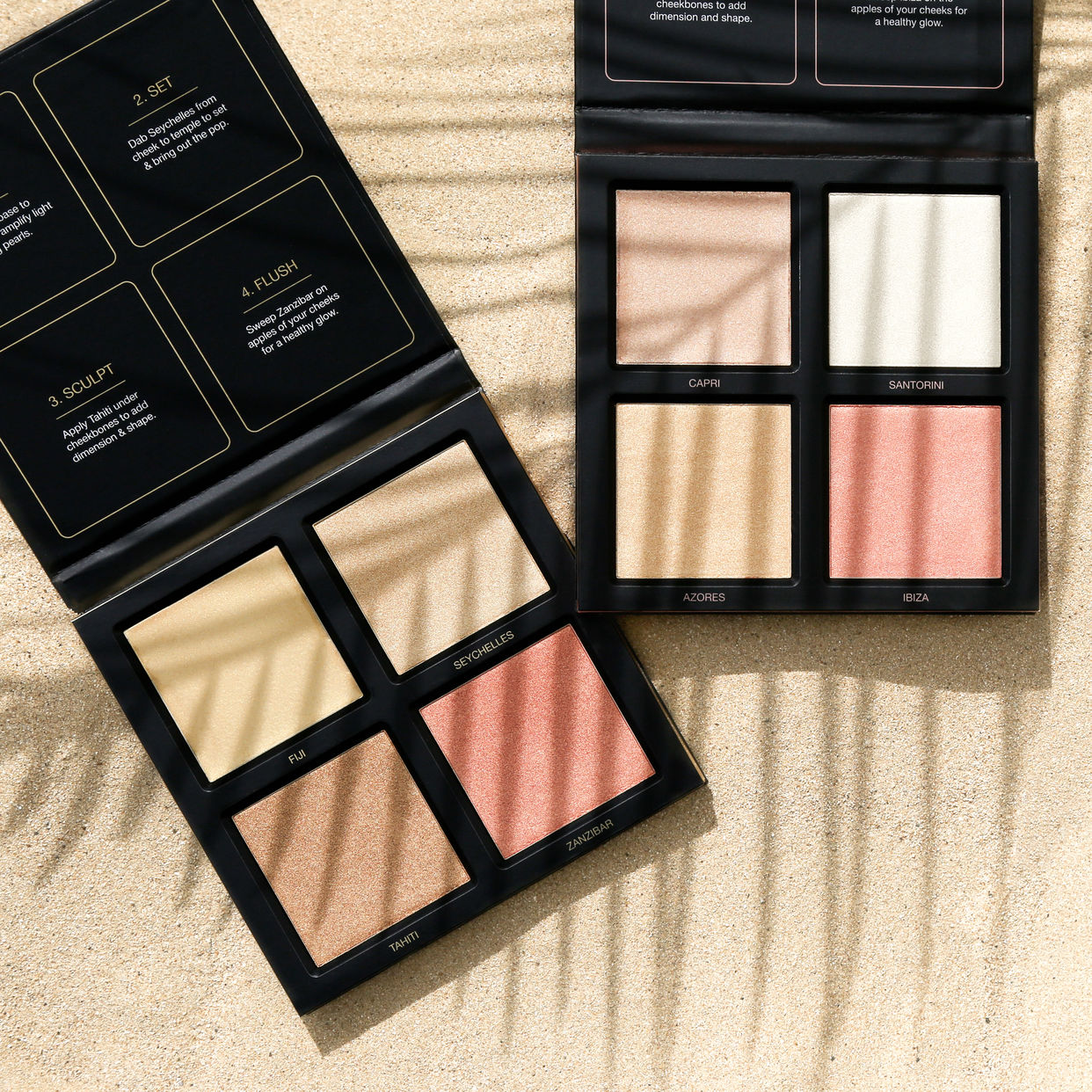 Huda Beauty 3D Highlighter Palette Golden Sands