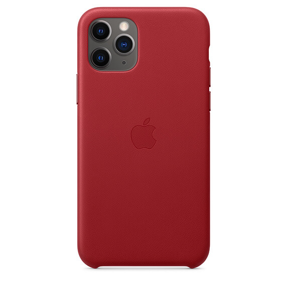 Apple iPhone 11 Pro Leather Case - Red