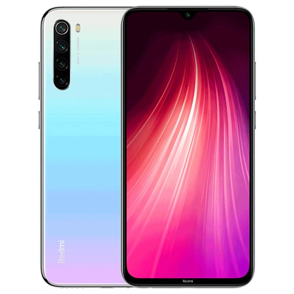 Xiaomi Redmi Note 8 Dual SIM - 64GB, 4GB RAM, 4G LTE,White Global Versia